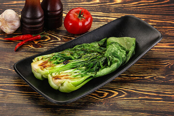 Asian grilled Pak Choy salad