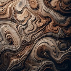 Abstract Topographic Wood Grain Texture Background
