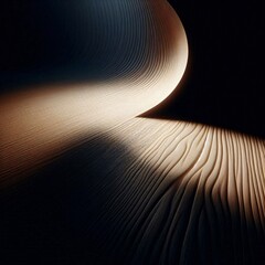 Abstract Curved Lines Texture Dark Background