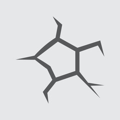 cracked wall, fissure crack, earthquake effect, fracture texture