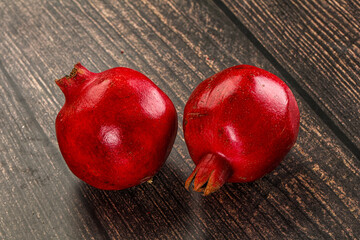 Fresh sweet juicy pomegranate fruit