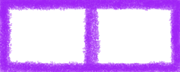 Purple Color Frame on Transparent or White Background With Copy Space – PNG Overlay for Compositing