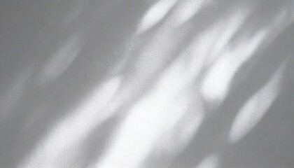 Naklejka premium 静寂の光 柔らかく揺れるホワイトリフレクション 最小限の美しさ、光と影が織りなす余白の詩