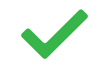 Green Tick and Confirm Icon Vector Design.