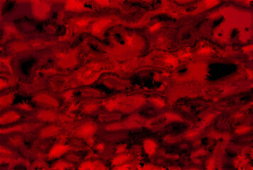 毒々しくトゲトゲとした赤黒い、なまめかしい不気味な印象の背景テクスチャー