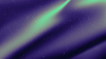 Abstract Northern Lights Gradient Background with dust texture