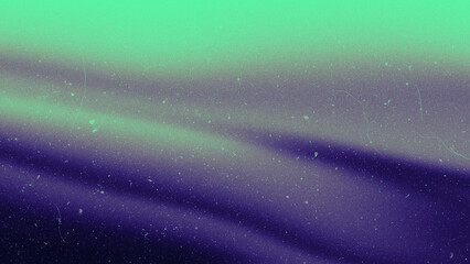 Abstract Northern Lights Gradient Background with dust texture