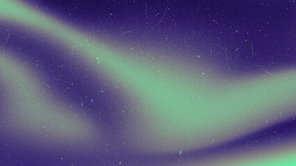 Abstract Northern Lights Gradient Background with dust texture