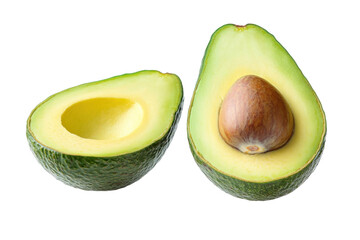 Avocado Halved Image on transparent background
