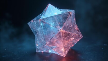 The Beauty of Star Shaped Polyhedral Crystals