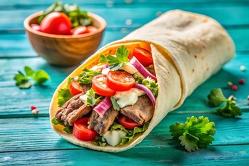 Diner Wrap Delicious Fast Food Illustrations and Vectors for Creative Designs