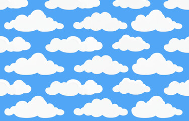 Fluffy Cloud Background