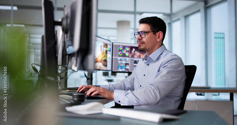 Aufkleber Graphic Web Designer Using Design Software