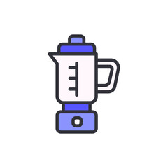 Blender colored icons, minimalist vector illustration ,simple transparent graphic element .Isolated on white background