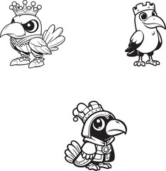 Leopard Silhouette Vector – Wild Jungle Predator in Striking Pose for Graphic Design