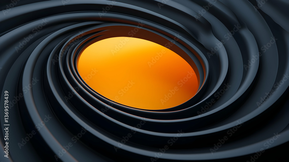 Poster abstract geometric mandala animation with dynamic visuals