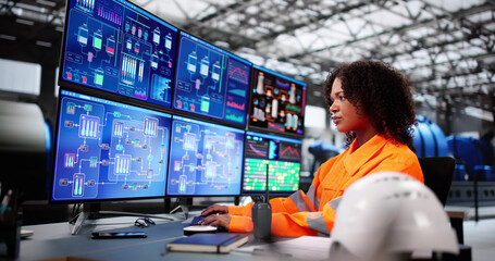 Power Plant Worker Using Scada System