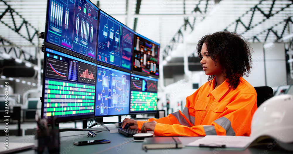 Aufkleber Engineer Operator Using SCADA System