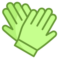 Obraz premium Work Gloves Icon