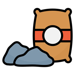 Cement Bag Icon
