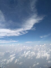 blue sky with clouds