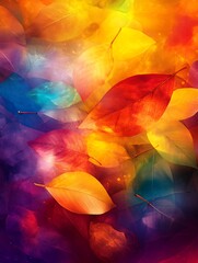 Autumn Leaves, Colorful, Vibrant