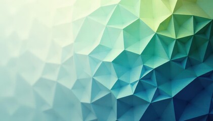 Geometric abstract design, muted blues and greens, aqua, clean, shapes