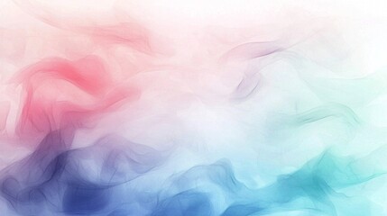 Obraz premium A soft blend of cotton candy pink, baby blue, and mint green.