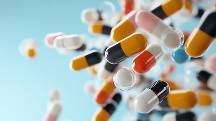 A 3D depiction of vitamins as tiny building blocks forming a structure