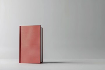 Flawless Picture of 3D Illustration Standing Up Book Isolated on White Background