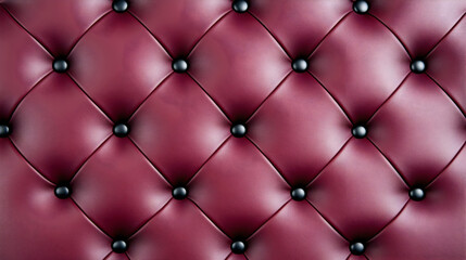 Fototapeta premium Texture of Burgundy Artificial Leather with Luxurious Motif and Blurred Pattern