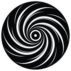 vector of vortex swirl pattern design