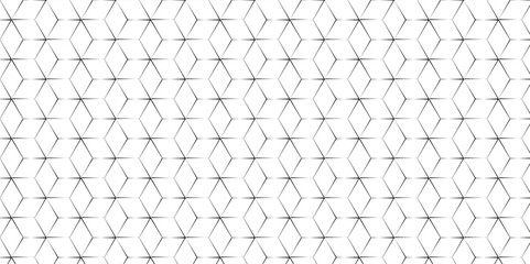 Fototapeta premium Seamless pattern with hexagon square cube geometric pattern shapes grid metal element texture design. Vector grid metal gradient science web tech connection triangle diamond honeycomb hexagon art. 