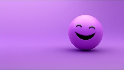 Happy laughter Day Poster. Always Smile concept. Be happy. Space for Writing. May 4 art.