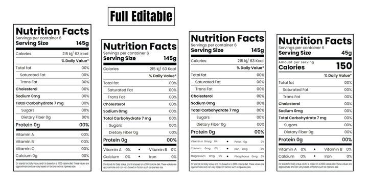 Nutrition facts food template,supplement facts,nutrition label,nutrition list,vitamin information label design fats and diet calories list for healthy dietary supplement, protein sport nutrition facts
