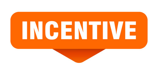 incentive sticker. incentive sign on transparent background