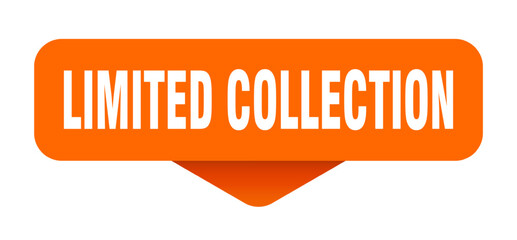 limited collection sticker. limited collection sign on transparent background