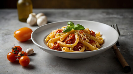pasta with tomato sauce