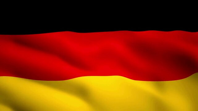 flag of germany. Garmany waving flag animation