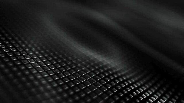 A close-up, monochrome field of tiny dots forming a soft, undulating grid. This sleek, modern texture is ideal for tech, futurist branding, backgrounds, and professional design layouts.