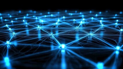 Fototapeta premium Delve into the evolution of network technology and its impact on digital communications.