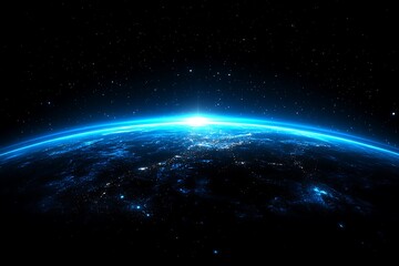Earth's Glow, Night View from Space