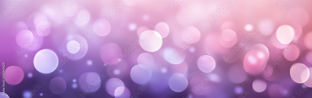 Aufkleber Pastel bokeh background in soft lavender hues creates a dreamy atmosphere for various creative projects