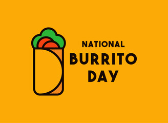 National Burrito Day. April.