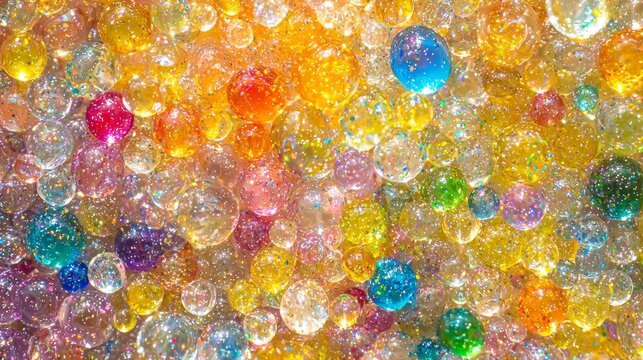 Vivid and Lustrous Orbeez Water Beads Create a Stunning Macro Background