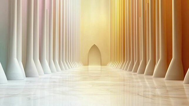 Design a symmetrical diagram of fiber optic signal quality assurance, featuring soothing colors and clear separation for text.