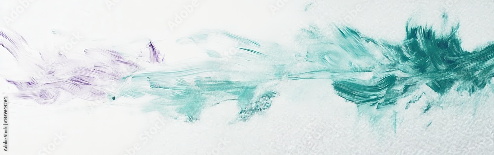 Poster Soft pencil strokes create gentle textures on a clean white canvas in an artistic workspace