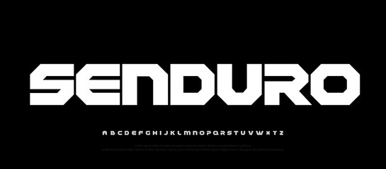 Modern Sport Future Logo Alphabet Font and Number. Typography abstract italic bold fonts technology, sport, movie brand logos. vector illustration