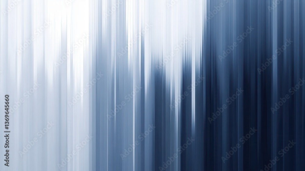 Poster Gradient of abstract pencil strokes transitioning from light to dark in a fluid motion across the canvas