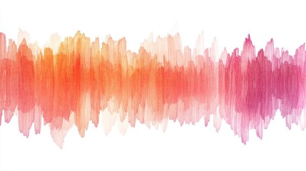 Vibrant abstract pencil strokes create a stunning gradient from orange to pink, blending seamlessly in an artistic display